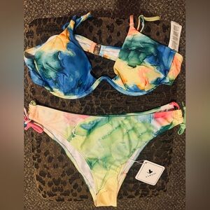 Tie dye bikini